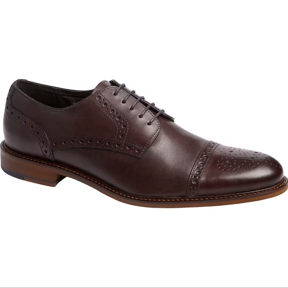 JOSEPH ABBOUD HERITAGE DRESS SHOES  12-D 59, CHERRY COLOR. - Picture 5 of 6